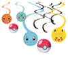 Amscan Pokemon themafeest rotorspiralen hangdecoratie - 6x - papier - 40/60 cm - Hangdecoratie