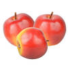 Esschert Design kunstfruit decofruit - 3x - appel/appels - ongeveer 8 cm - rood - Kunstbloemen