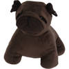 H&S Collection Deurstopper 1 kilo gewicht - Waakhondje - Franse Bulldog donkerbruin - 18 x 15 cm - Deurstoppers