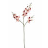 Mica Decorations Kunstbloem Orchidee tak - lichtroze - 75 cm - Kunst zijdebloemen - Kunstbloemen