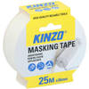 Kinzo Afplaktape/schilderstape - wit - 36mm x 25m - voor binnen/buiten - Tape (klussen)