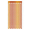 Fiestas Halloween thema party deurgordijn metallic - pompoenen - oranje - 100 x 200 cm - Feestdeurgordijnen