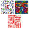 Marvel Cadeaupapier - 6x - verjaardag - 200x70cm - inpakpapier - 3 soorten prints - Cadeaupapier
