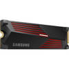 SAMSUNG - 990 PRO - Interne SSD - 1 TB - Met koellichaam - PCIe 4.0 - NVMe 2.0 - M2 2280 - Tot 7450 MB/s (MZ-V9P1T0GW)