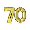 Verjaardag ballonnen 70 jaar goud - Ballonnen