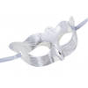 Zilver oogmaskertje - Verkleedmaskers