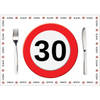 10 placemats 30 jaar van papier - Placemats