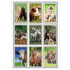 3D stickers van boerderij dieren 9 stuks - Stickers