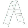 vidaXL Plantenklimrek A-frame 99x90x175,5 cm staal