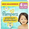 Pampers - Premium Protection - Maat 4 - Mega Maandbox - 250 luiers - 9/14 KG