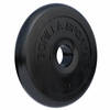 Gorilla Sports Halterschijf - Gewichtschijf - Rubber - 30 mm - 1,25 kg