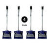 Synx Tools Hotel stoffer en blik set van 4 - Stoffer & Blik - Synx Tools Stoffer en Blik met lange stelen 95 cm Blauw