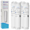 AllSpares Waterfilter (4x) voor Koelkast geschikt voor Bosch Siemens Neff UltraClarity 11034151 / 11028820 / KB1000