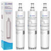 AllSpares Waterfilter (3x) voor koelkast geschikt voor Whirlpool SBS002 / SBS200