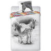 Animal Pictures Zebra - Dekbedovertrek - Eenpersoons - 140 x 200 cm - Multi