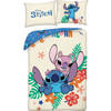 Disney Lilo & Stitch Dekbedovertrek, Aloha Love - Eenpersoons - 140 x 200 cm - Katoen