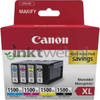 Canon inktcartridge PGI-1500XL, 1.020 - 1.200 pagina's, OEM 9182B010, 4 kleuren