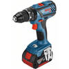 BOSCH PROFESSIONAL GSB 18V-28 schroevendraaier + 2 batterijen 4,0Ah + GAL 18V40 + L-Case