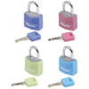 MASTER LOCK Set van 4 hangsloten 20 mm - Diverse kleuren - Voor bagage, koffer, rugzak