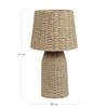 DKNC - Floor lamp paper rope 28x28x51cm - Natuurlijk