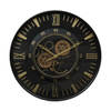 DKNC - Clock metal 60x8x60cm - Zwart