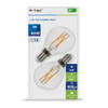 V-TAC VT-2184 LED Lampen - RTL Golf E14 Blister - IP20 - Wit - 4 Watt - 400 Lumen - 2700K