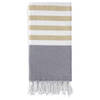 Walra Fouta Sunshade Happiness - 100x180 - 100% Katoen - Jeans Blauw