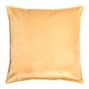 QUVIO Sierkussenhoes - 45x45cm – Fluweel - Beige