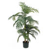 Mica Decorations grote Palm kunstplant - groen - H150 x D90 cm - Kunstplanten