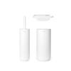 MindSet toiletaccessoires, set van 3 - Mineral Fresh White