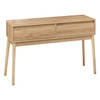 5five® Sidetable Console tafel met 2 Laden Abana - Bruin