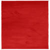 vidaXL Vloerkleed OVIEDO laagpolig 120x120 cm rood