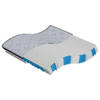 vidaXL Pocketveringmatras middelhard 200x200 cm