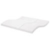 vidaXL Schuimmatras 7 zones hardheid 20 ILD 200x200 cm wit