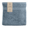 Handdoek van katoen - Lichtblauw - 30 x 50 cm