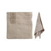 Handdoek van katoen - Zand - 50 x 100 cm