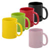 Bellatio Design Koffie mokken/bekers Auxerre - 5x - keramiek - multi kleuren mix - 370 ml - Bekers