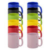 Bellatio Design Koffie mokken/bekers Auxerre - 12x - keramiek - mediterrane kleuren - 370 ml - Bekers