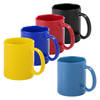 Bellatio Design Koffie mokken/bekers Auxerre - 5x - keramiek - multi kleuren mix - 370 ml - Bekers