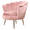 Feliz fauteuil velvet zalmroze