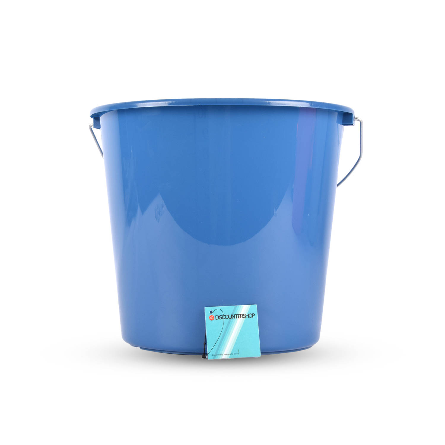 Handige 10 Liter Blauwe Plastic Emmer met Handgreep - 28cm x 28cm x 25cm - Onmisbaar Wasemmer voor Huishouden en Klussen