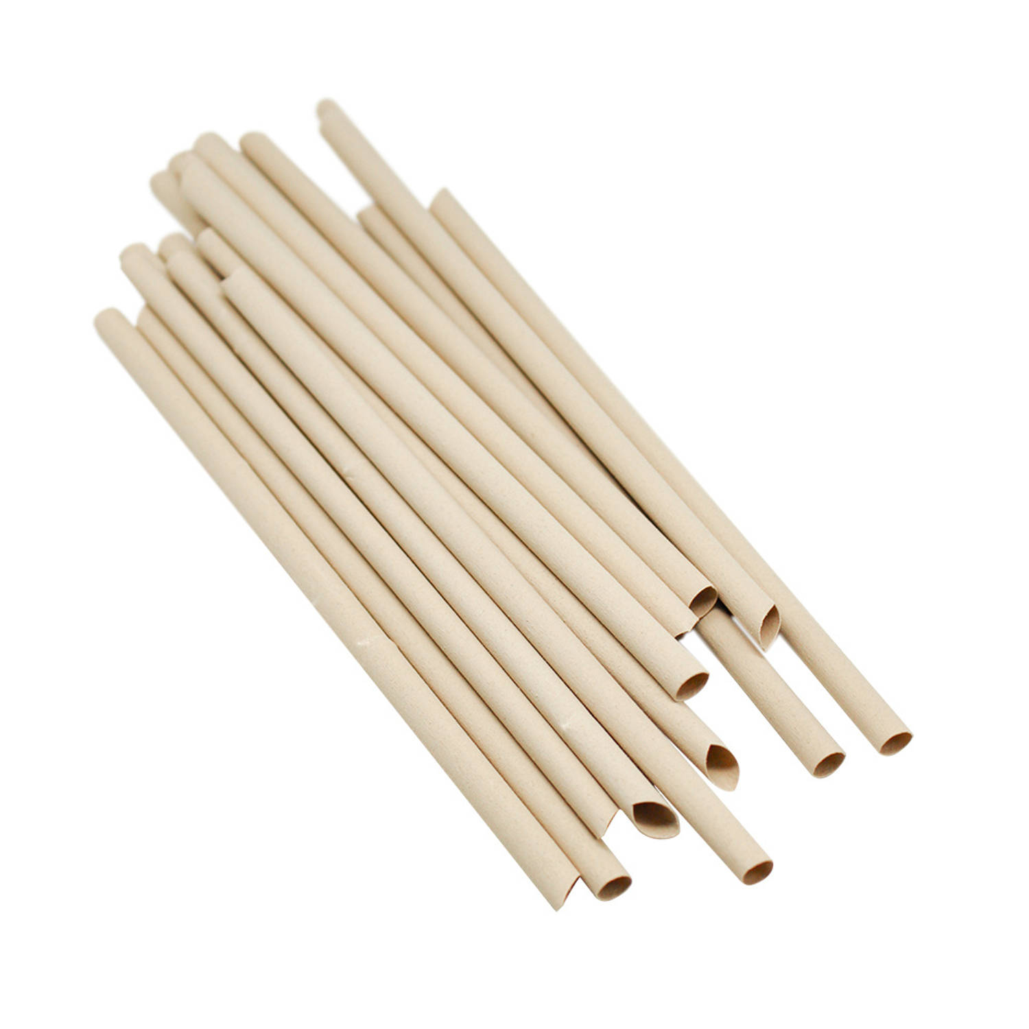 Pandoo wegwerp rietjes bamboe - 150 stuks - 150 stuks