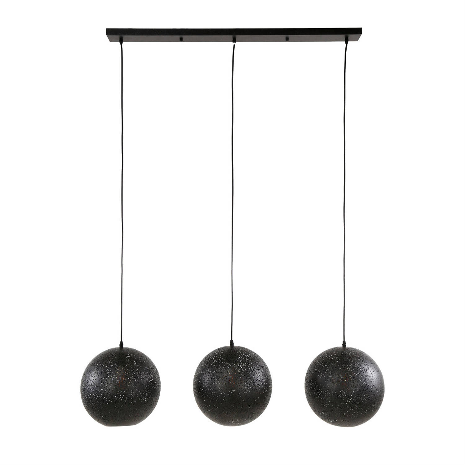 Nelson hanglamp 3L - Ø30 cm - zwart