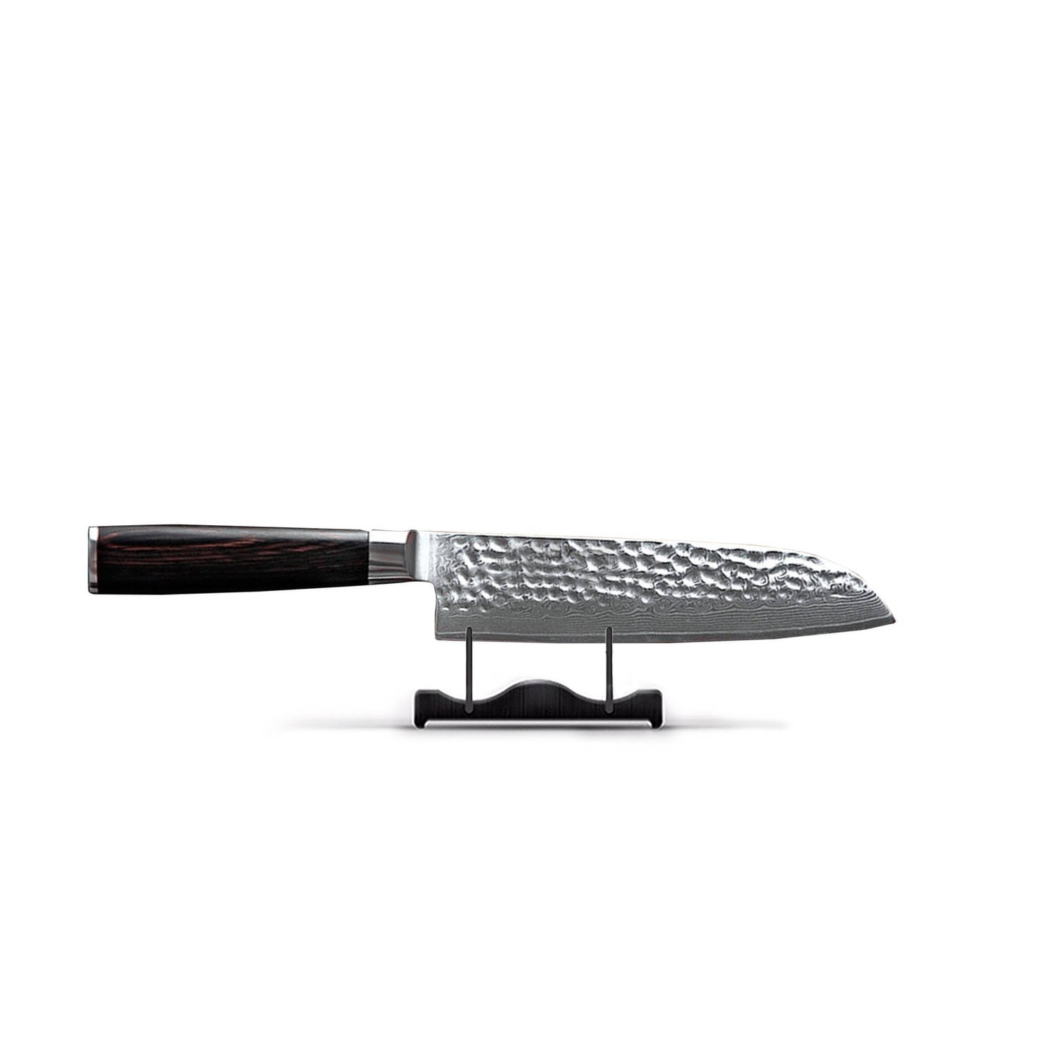 Shinrai Japan - Hammered Damast BR Santoku mes 18 cm