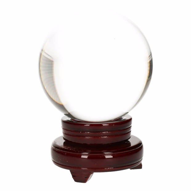 Heksen deco glazen bol 10 cm - Feestdecoratievoorwerp