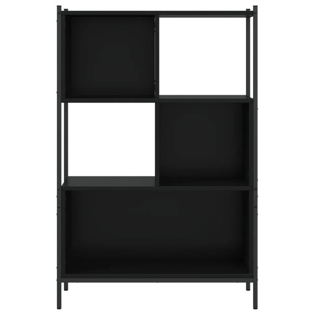 vidaXL Boekenkast 72x28x109 cm bewerkt hout zwart