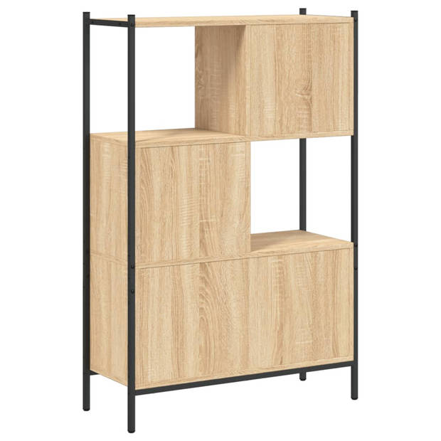 vidaXL Boekenkast 72x28x109 cm bewerkt hout sonoma eikenkleurig