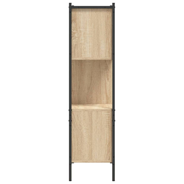 vidaXL Boekenkast 72x28x109 cm bewerkt hout sonoma eikenkleurig