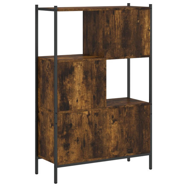 vidaXL Boekenkast 72x28x109 cm bewerkt hout gerookt eikenkleurig