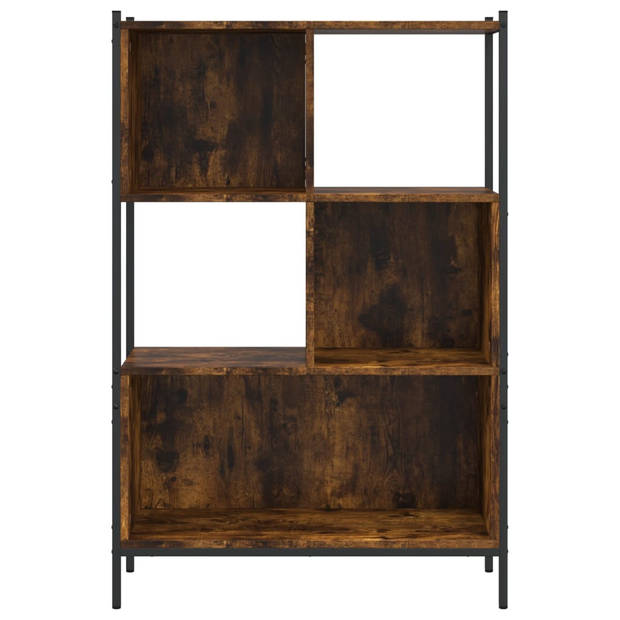 vidaXL Boekenkast 72x28x109 cm bewerkt hout gerookt eikenkleurig